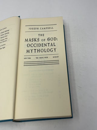 The Masks of God: Occidental Mythology