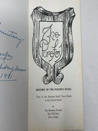 History of the Purefoy Hotel