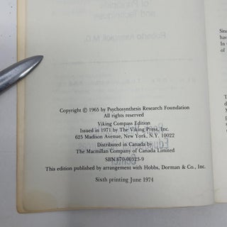 Psychosynthesis: A Manual of Principles and Techniques
