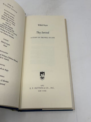 They Survived: A Study of the Will to Live