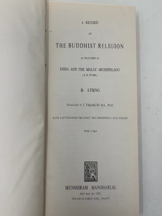 A Record of the Buddhist Religion