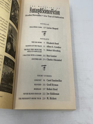 The Magazine of Fantasy and Science Fiction (Oct/Nov) 60th Anniversary Issue