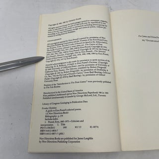 A guide to Ezra Pound's selected poems