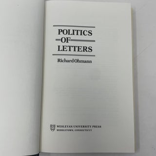 Politics of Letters