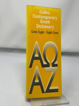 Item #432180 Collins Contemporary Greek Dictionary. Greek-Engli. Collins