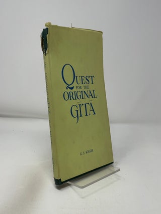 Quest for the Original Gita