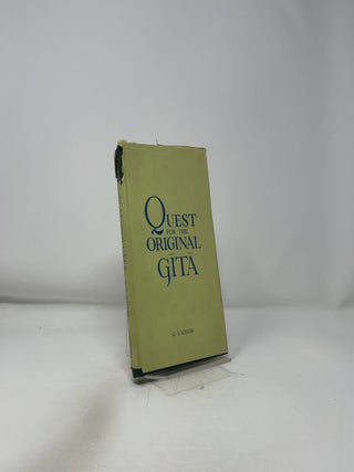 Quest for the Original Gita