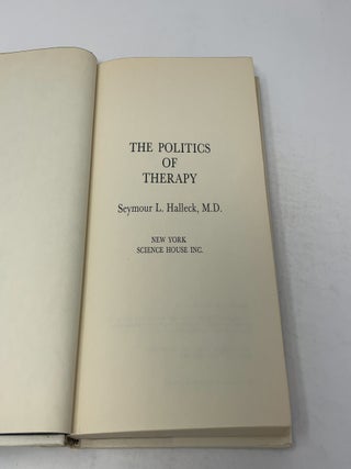 The Politics of Therapy