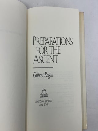 Preparations for the Ascent