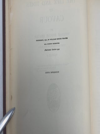 The Life and Times of Cavour: Volume I