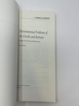 Environmental Problems Of The Greeks And Romans: Ecology in the Ancient Mediterranean