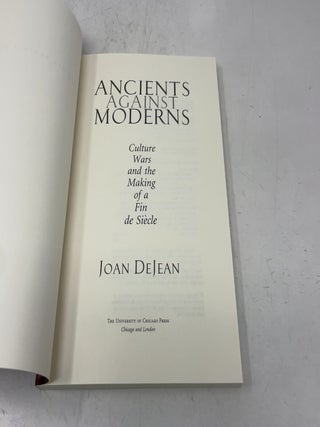 Ancients Against Moderns