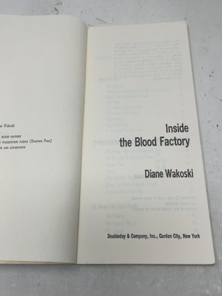 Inside the Blood Factory