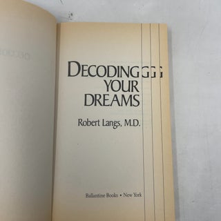 Decoding Your Dreams