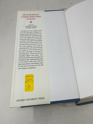 The Oxford book of Canadian short stories in English