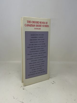 The Oxford book of Canadian short stories in English