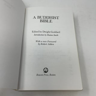 A Buddhist Bible