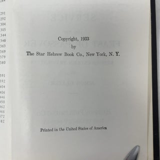 Service for the Feast of Passover