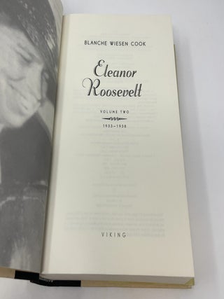 Eleanor Roosevelt Volume 2 1933-1938