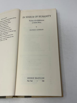 In Search of Humanity: The Role of the Enlightenment in Modern History