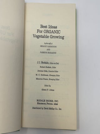 Best Ideas for Organic Vegetable Growing