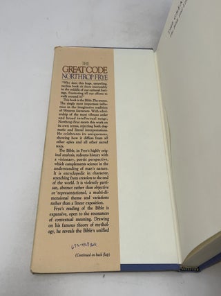 The Great Code - The Bible and Literature
