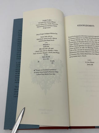Charles Perrault: Memoirs of My Life