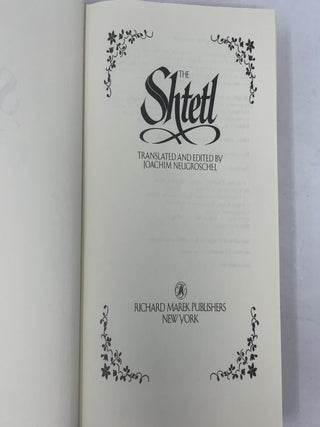 The Shtetl: A Creative Anthology of Jewish Life in Eastern Europe
