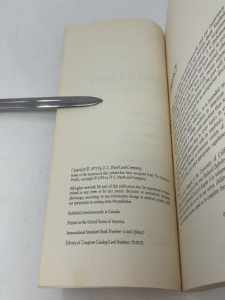 Portrait of a Nation: A History of the United States, Volume II