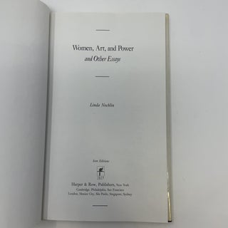 Women, Art, and Power and Other Essays