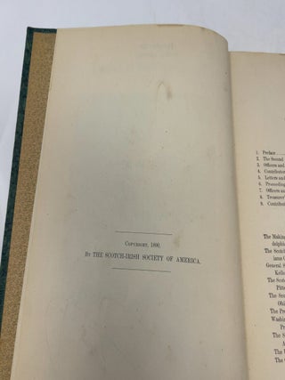 The Scotch Irish in America: Proceedings and Addresses of the Second Congress at Pittsburg Pennsylvania May 29 to June 1, 1890