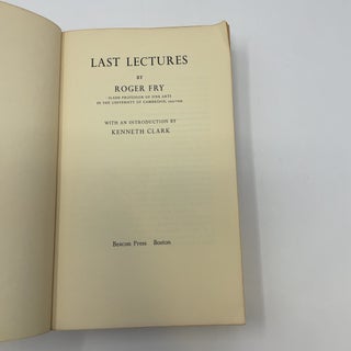 Last Lectures