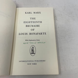 18th Brumaire of Louis Bonaparte
