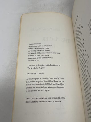 The Player - a Profile of an Art