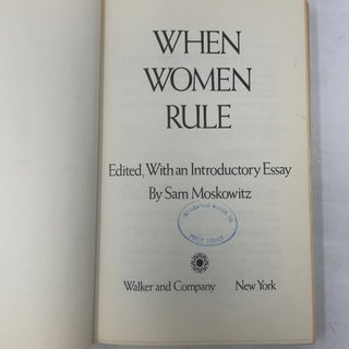 When Women Rule
