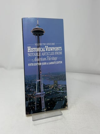 Item #435692 Historical Viewpoints Vol 2. John Arthur Garraty