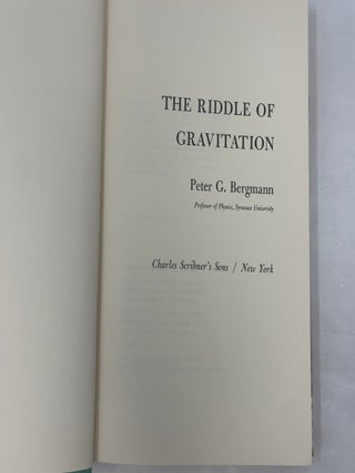 The Riddle of Gravitation
