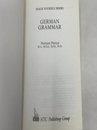 German Grammar