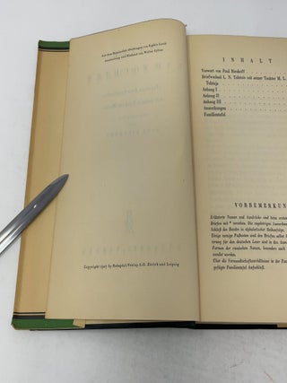 Vater und Tochter : Tolstois Briefwechsel mit seiner Tochter Marie. Tolstoi-Dokumente