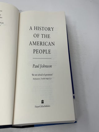 A History of the American People