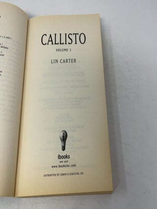 Callisto Volume 1