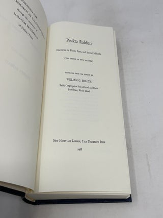 Pesikta Rabbati - Discourse for Feasts, Fasts, and Special Sabbaths Vol. 2