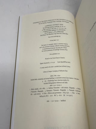 Andrés Bello: Scholarship and Nation-Building in Nineteenth-Century Latin America (Cambridge Latin American Studies, Series Number 87)