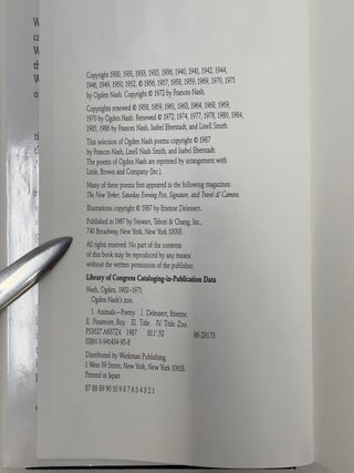 Ogden Nash's Zoo