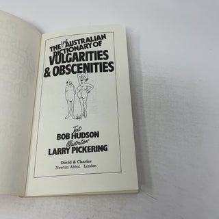 First Australian Dictionary of Vulgarities and Obs