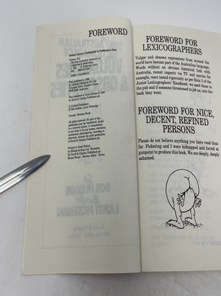 First Australian Dictionary of Vulgarities and Obs