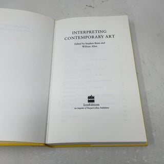 Interpreting Contemporary Art (Icon Editions)