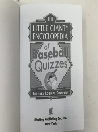 The Little Giant® Encyclopedia of Baseball Quizzes