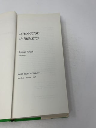 Introductory Mathematics