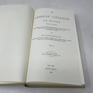 American Catalogue of Books Vol II